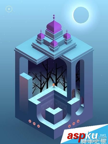 紀(jì)念碑谷2第十四關(guān)怎么玩 紀(jì)念碑谷2第14關(guān)通關(guān)圖文攻略 紀(jì)念碑谷2,第十四關(guān),第14關(guān),通關(guān)