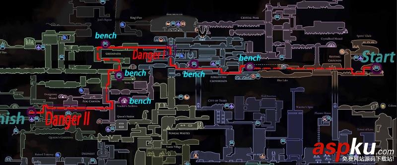 空洞騎士送花任務路線怎么走_空洞騎士送花任務路線詳解 空洞騎士,送花任務,路線