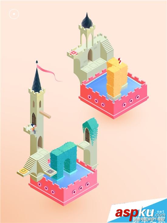 紀念碑谷2第五關怎么玩 紀念碑谷2第5關通關圖文攻略 紀念碑谷2,第五關,第5關,通關,圖文