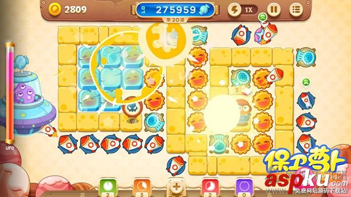 保衛蘿卜3糖果賽攻略