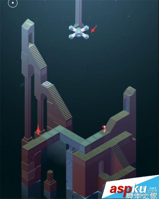 紀(jì)念碑谷2第十一關(guān)怎么玩 紀(jì)念碑谷2第11關(guān)通關(guān)圖文攻略 紀(jì)念碑谷2,第十一關(guān),第11關(guān),通關(guān)