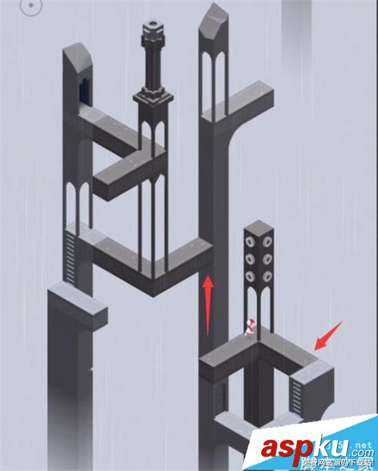 紀(jì)念碑谷2第十一關(guān)怎么玩 紀(jì)念碑谷2第11關(guān)通關(guān)圖文攻略 紀(jì)念碑谷2,第十一關(guān),第11關(guān),通關(guān)