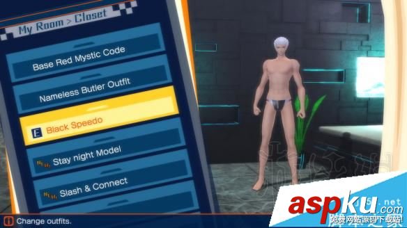 Fate/EXTELLA游戲pc版dlc無銘B(tài)lack Speedo服裝圖鑒一覽 Fate,EXTELLA,pc版,dlc,服裝圖鑒