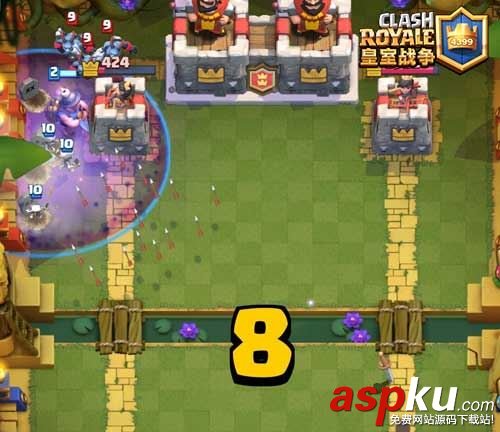 皇室戰爭,暗夜閃石流,卡組,搭配