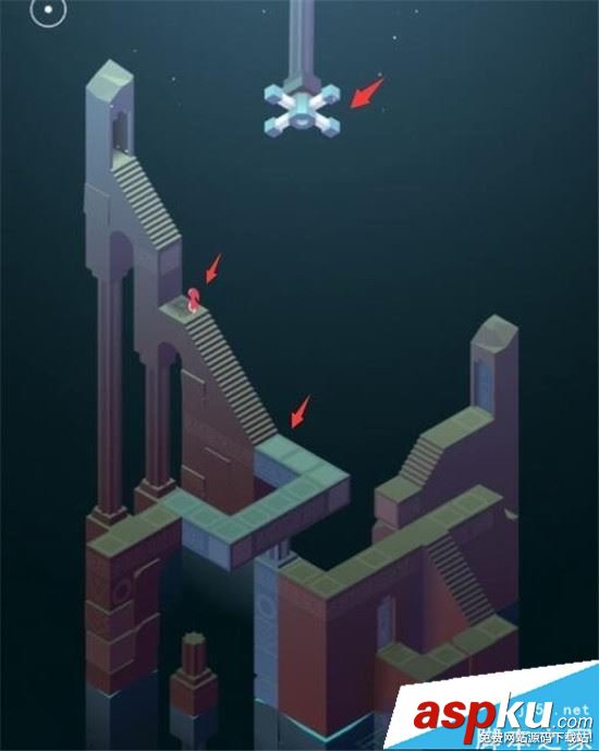 紀(jì)念碑谷2第十一關(guān)怎么玩 紀(jì)念碑谷2第11關(guān)通關(guān)圖文攻略 紀(jì)念碑谷2,第十一關(guān),第11關(guān),通關(guān)