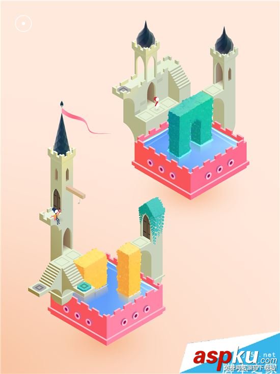 紀念碑谷2第五關怎么玩 紀念碑谷2第5關通關圖文攻略 紀念碑谷2,第五關,第5關,通關,圖文