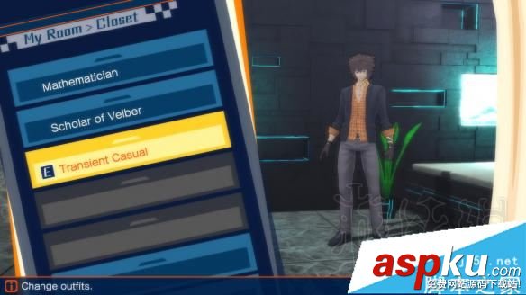 Fate/EXTELLA pc版dlc阿基米德Transient Casual服飾圖鑒 Fate,EXTELLA,pc版,dlc,阿基米德