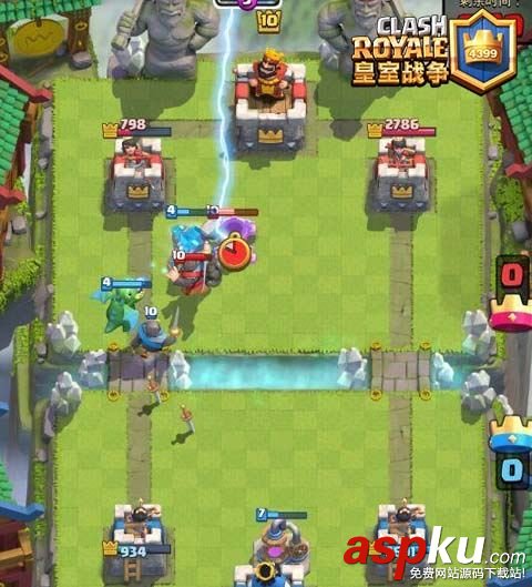 皇室戰爭,暗夜閃石流,卡組,搭配