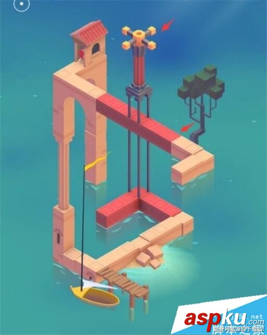 紀(jì)念碑谷2第十一關(guān)怎么玩 紀(jì)念碑谷2第11關(guān)通關(guān)圖文攻略 紀(jì)念碑谷2,第十一關(guān),第11關(guān),通關(guān)