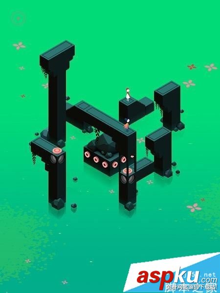 紀(jì)念碑谷2第十四關(guān)怎么玩 紀(jì)念碑谷2第14關(guān)通關(guān)圖文攻略 紀(jì)念碑谷2,第十四關(guān),第14關(guān),通關(guān)