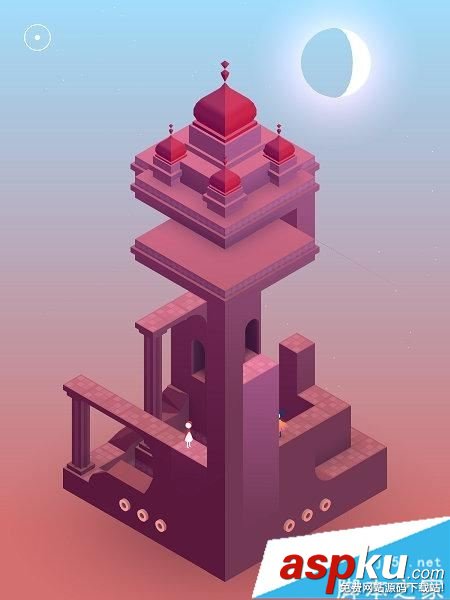 紀(jì)念碑谷2第十四關(guān)怎么玩 紀(jì)念碑谷2第14關(guān)通關(guān)圖文攻略 紀(jì)念碑谷2,第十四關(guān),第14關(guān),通關(guān)