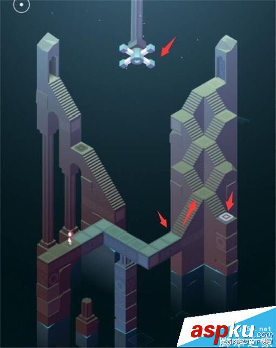 紀(jì)念碑谷2第十一關(guān)怎么玩 紀(jì)念碑谷2第11關(guān)通關(guān)圖文攻略 紀(jì)念碑谷2,第十一關(guān),第11關(guān),通關(guān)