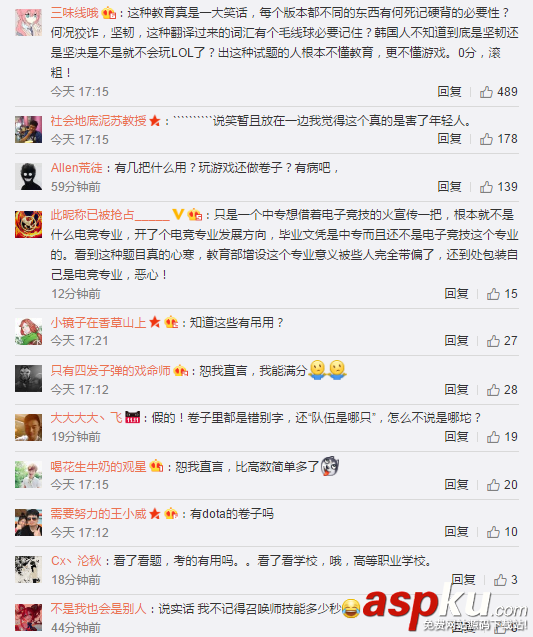 電競專業,電競考試題,電競考卷,電競專業考卷