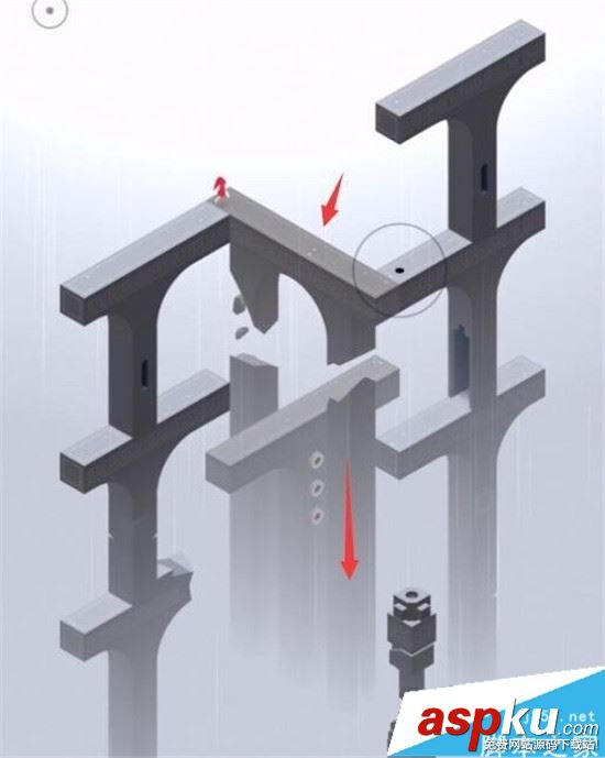 紀(jì)念碑谷2第十一關(guān)怎么玩 紀(jì)念碑谷2第11關(guān)通關(guān)圖文攻略 紀(jì)念碑谷2,第十一關(guān),第11關(guān),通關(guān)