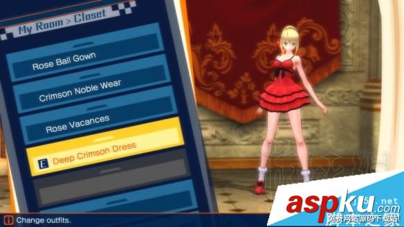 Fate/EXTELLA游戲pc版dlc尼祿Deep Crimson Dress服裝圖鑒一覽 Fate,EXTELLA,pc版,服裝,圖鑒