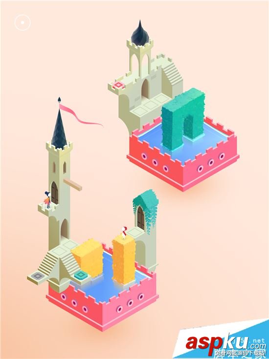 紀念碑谷2第五關怎么玩 紀念碑谷2第5關通關圖文攻略 紀念碑谷2,第五關,第5關,通關,圖文