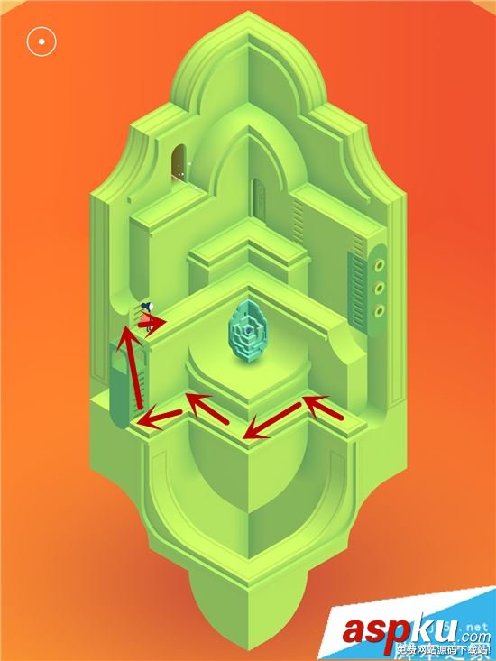 紀念碑谷2第九關怎么玩 紀念碑谷2第9關通關圖文攻略 紀念碑谷2,第九關,第9關,通關
