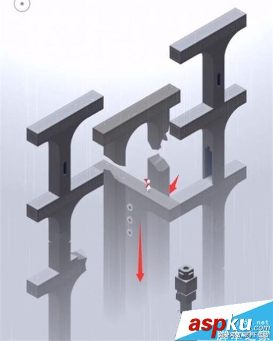 紀(jì)念碑谷2第十一關(guān)怎么玩 紀(jì)念碑谷2第11關(guān)通關(guān)圖文攻略 紀(jì)念碑谷2,第十一關(guān),第11關(guān),通關(guān)
