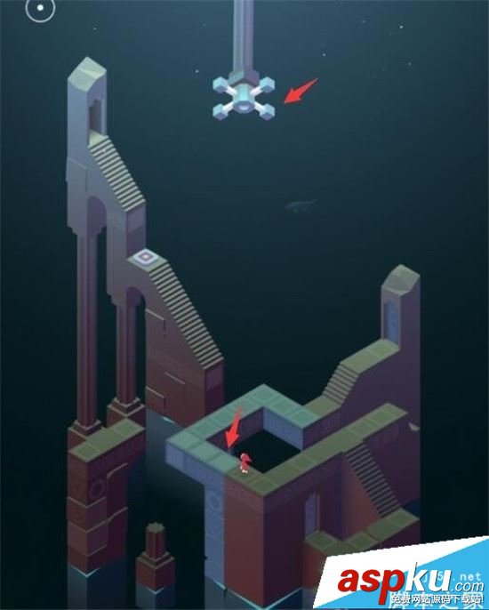 紀(jì)念碑谷2第十一關(guān)怎么玩 紀(jì)念碑谷2第11關(guān)通關(guān)圖文攻略 紀(jì)念碑谷2,第十一關(guān),第11關(guān),通關(guān)