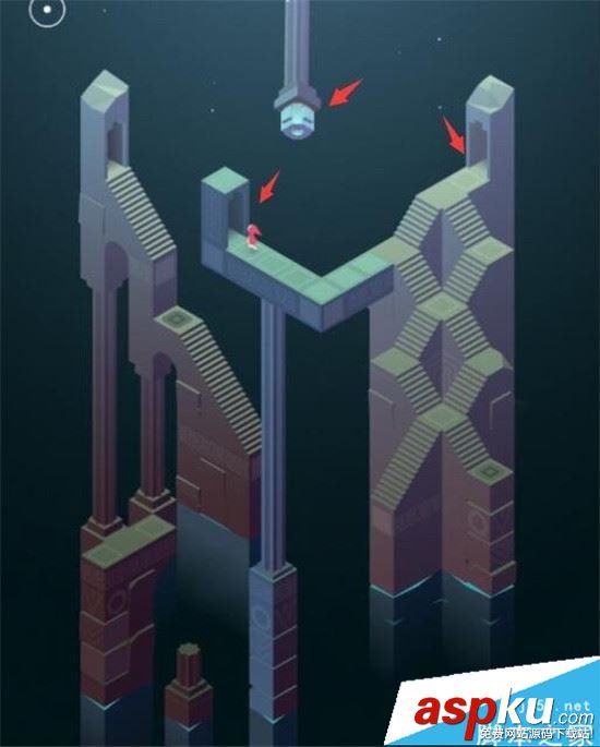 紀(jì)念碑谷2第十一關(guān)怎么玩 紀(jì)念碑谷2第11關(guān)通關(guān)圖文攻略 紀(jì)念碑谷2,第十一關(guān),第11關(guān),通關(guān)