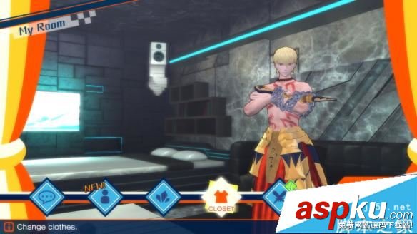 Fate/EXTELLA pc版dlc金閃閃Original Mythic Outfit服飾圖鑒 Fate,EXTELLA,pc版,dlc,服飾圖鑒