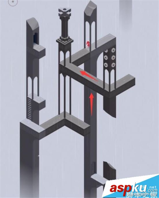 紀(jì)念碑谷2第十一關(guān)怎么玩 紀(jì)念碑谷2第11關(guān)通關(guān)圖文攻略 紀(jì)念碑谷2,第十一關(guān),第11關(guān),通關(guān)