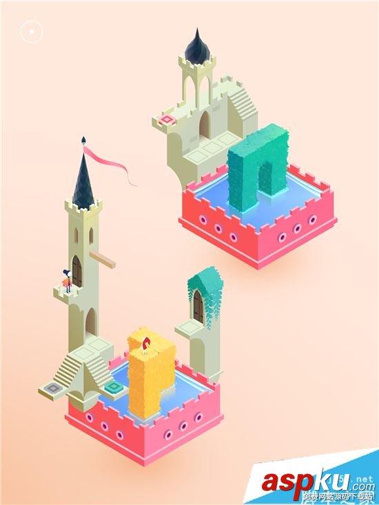 紀念碑谷2第五關怎么玩 紀念碑谷2第5關通關圖文攻略 紀念碑谷2,第五關,第5關,通關,圖文