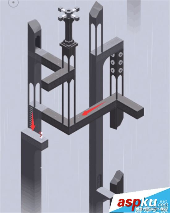 紀(jì)念碑谷2第十一關(guān)怎么玩 紀(jì)念碑谷2第11關(guān)通關(guān)圖文攻略 紀(jì)念碑谷2,第十一關(guān),第11關(guān),通關(guān)