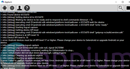Android測試中Appium的一些錯誤解決技巧 Android,Appium