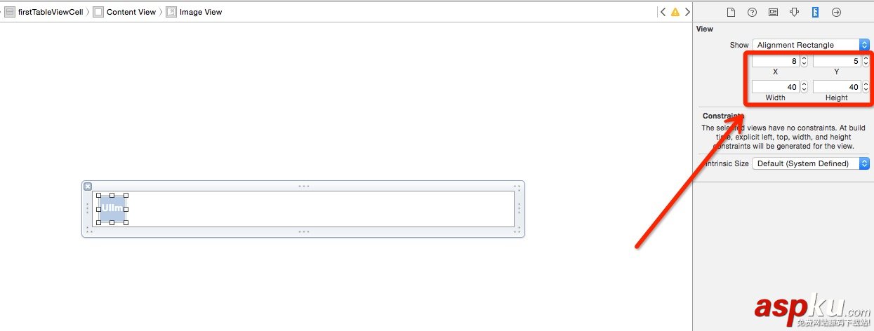 iOS應用中使用Auto Layout實現自定義cell及拖動回彈