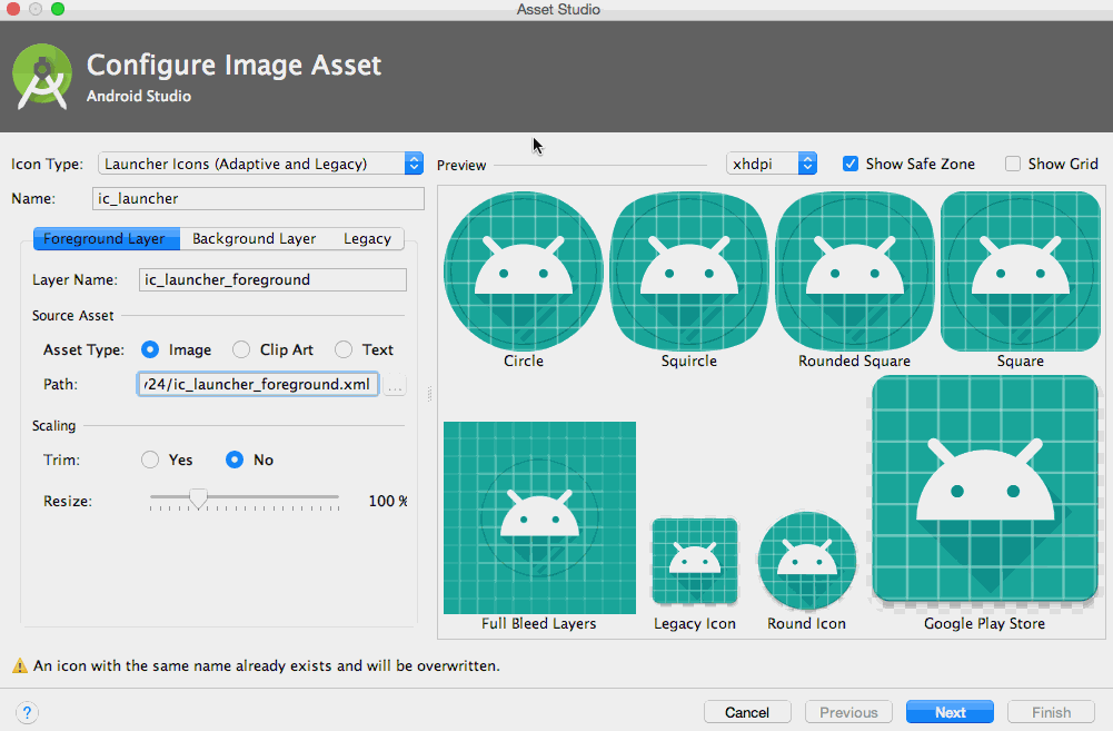 Android,應用圖標,適配