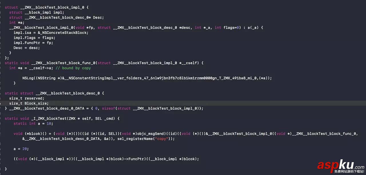 iOS中block變量捕獲原理詳析 ios,block,變量,定義block變量,成員變量