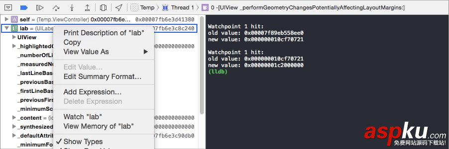 XCODE Debug模式資料整理 XCODE,Debug,Debug詳細介紹,Debug技巧