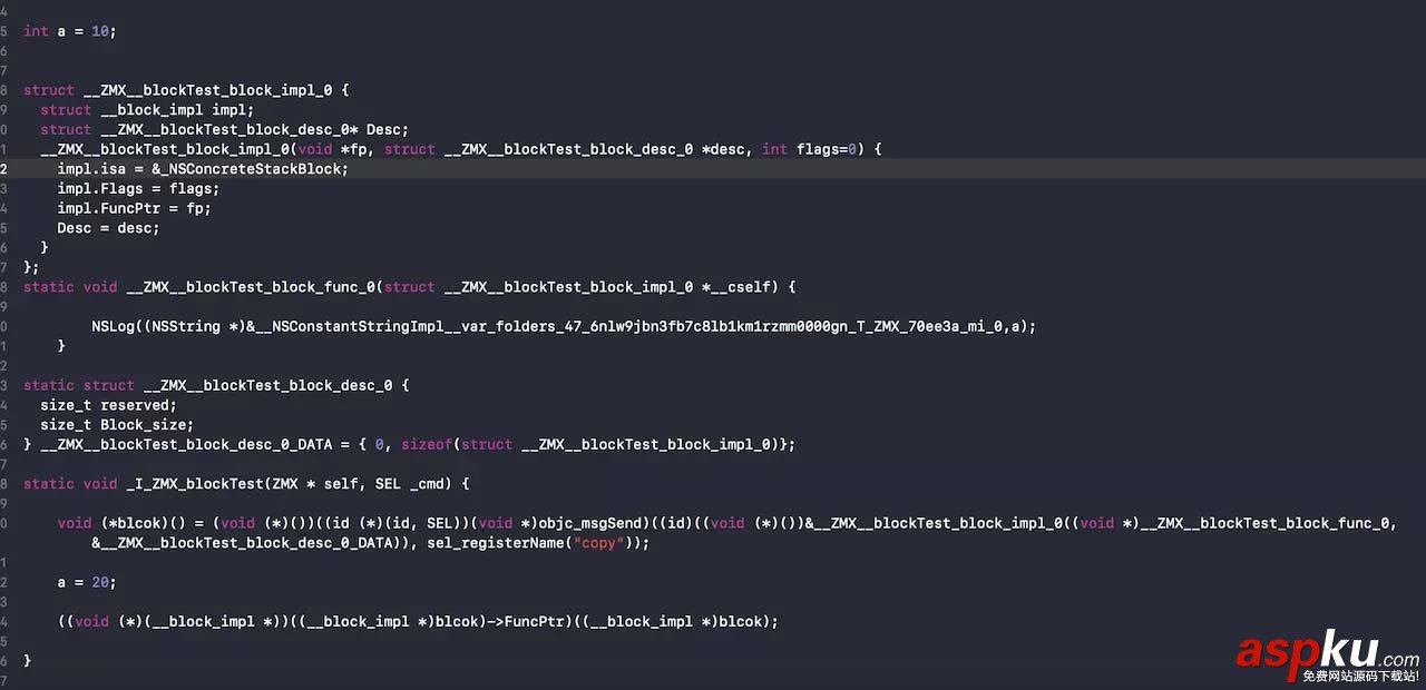 iOS中block變量捕獲原理詳析 ios,block,變量,定義block變量,成員變量