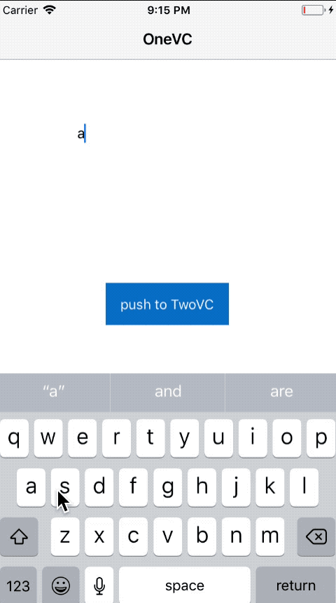 iOS,正向,逆向,傳值