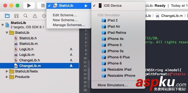 xcode 詳解創(chuàng)建靜態(tài)庫和動態(tài)庫的方法 xcode,創(chuàng)建靜態(tài)庫和動態(tài)庫,靜態(tài)庫和動態(tài)庫的創(chuàng)建,靜態(tài)庫和動態(tài)庫創(chuàng)建詳解
