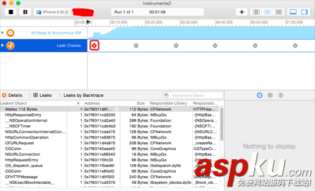 詳解使用Xcode7的Instruments檢測解決iOS內存泄露(最新) ios,檢測內存泄露,Xcode7,內存泄露,ios內存泄露檢測工具
