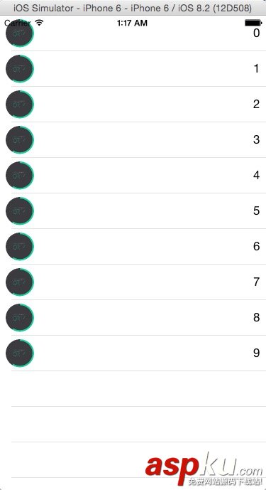 iOS應用中使用Auto Layout實現自定義cell及拖動回彈