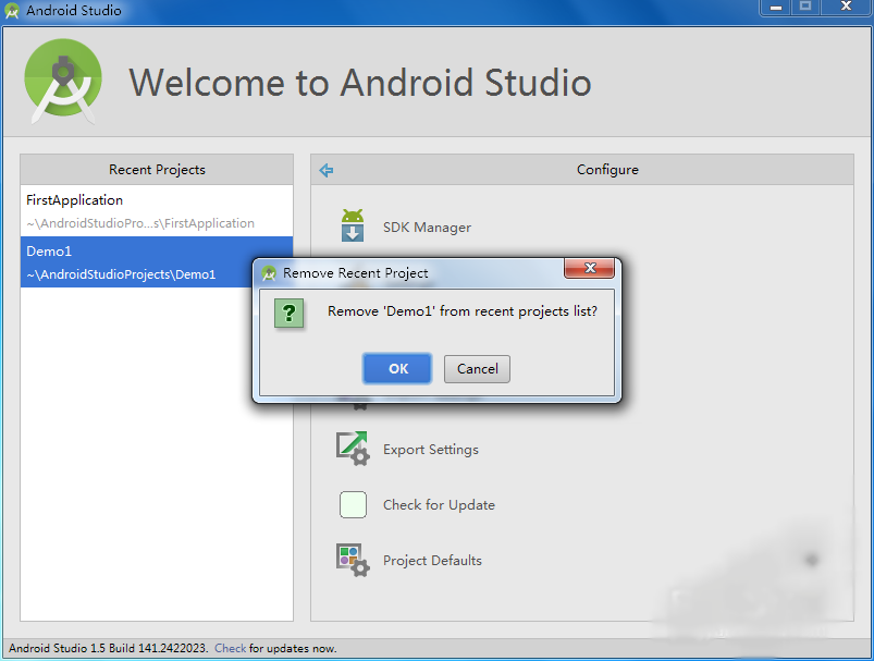 Android,studio,刪除,Android項目