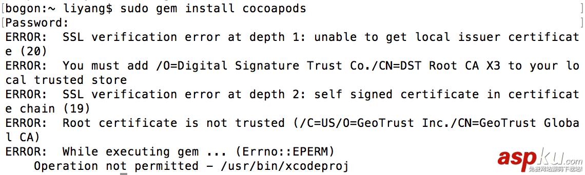 iOS,CocoaPods
