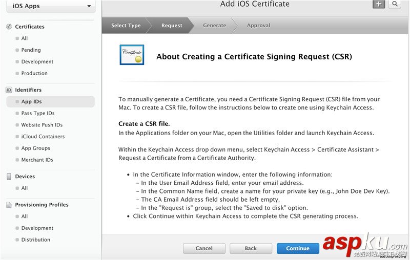 iOS開發之(APNS)遠程推送實現代碼 附證書與真機調試 iOS,apns推送證書,iOS遠程推送原理,iOS遠程推送代碼,apns推送