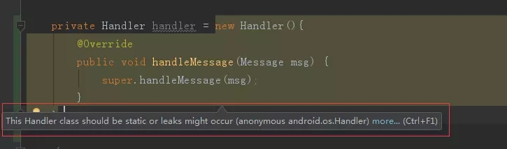 Android,Handler,內存泄露