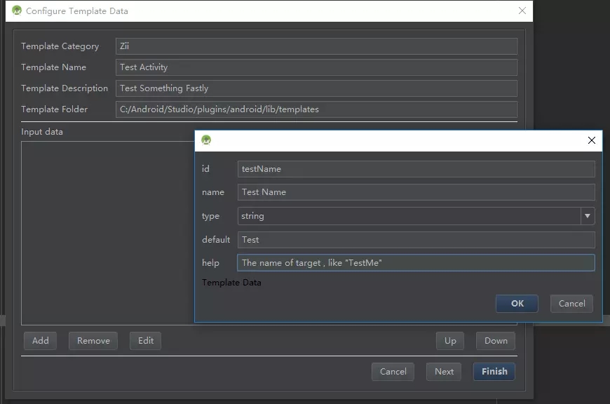AndroidStudio,自定義模板