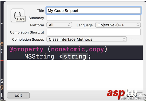 Xcode提高開發效率的代碼塊分享 xcode自定義代碼塊,xcode代碼塊,存放位置,xcode添加代碼塊