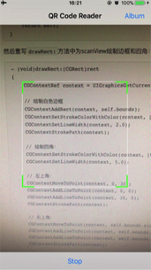 ios使用AVFoundation讀取二維碼的方法 ios,二維碼,AVFoundation