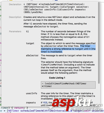 iOS NSTimer循環引用的辦法 iOS,NSTimer循環引用,循環引用,nstimer