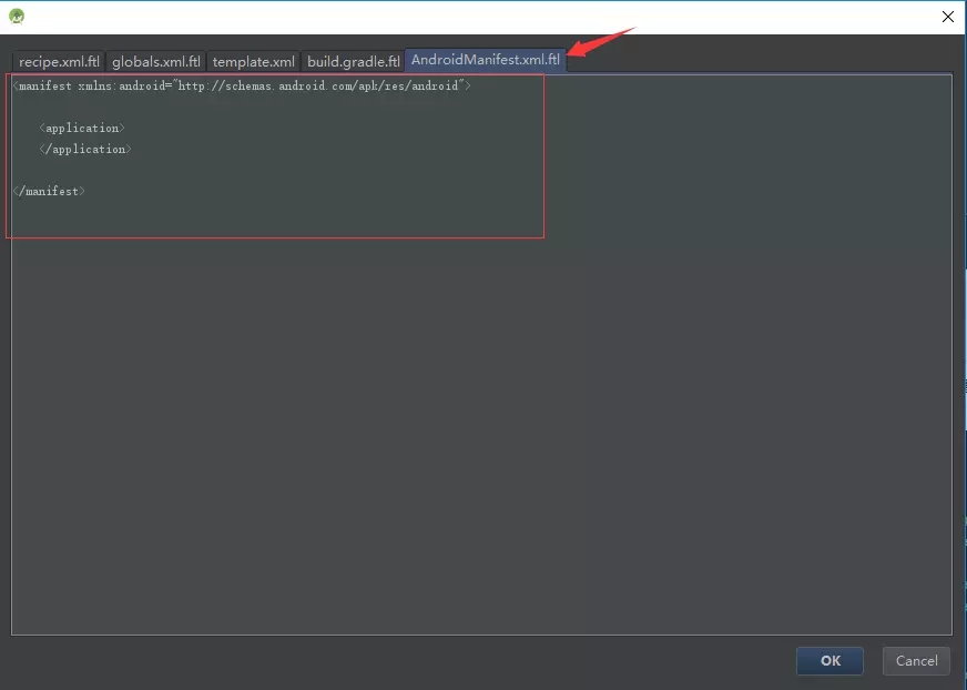 AndroidStudio,自定義模板