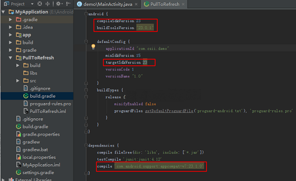 Studio,編譯報錯,compileSdkVersion