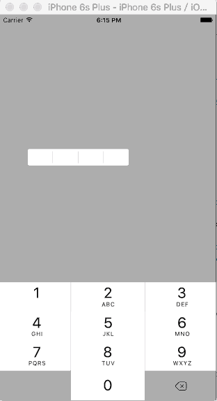 IOS實現輸入驗證碼、密碼按位分割(二) IOS實現輸入驗證碼、密碼按位分割(二)