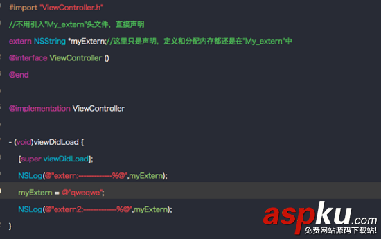 iOS開發中關鍵字const/static/extern、UIKIT_EXTERN的區別和用法 ios,extern,static,const,uikit